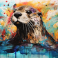Artsy Otter Splash Of Color