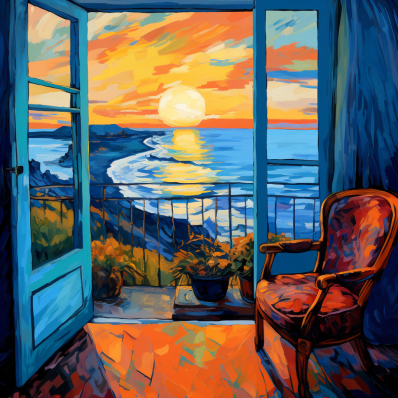 Balcony With An Ocean View