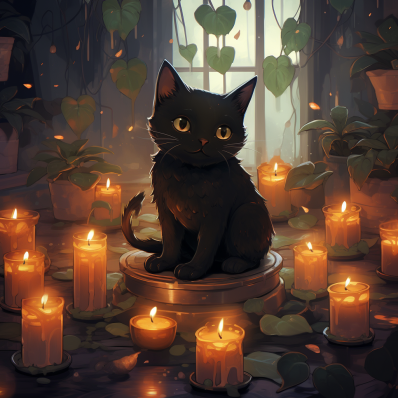 Adorable Black Cat