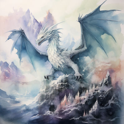 Watercolor Dragon