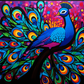 Beautifully Vibrant Peacock