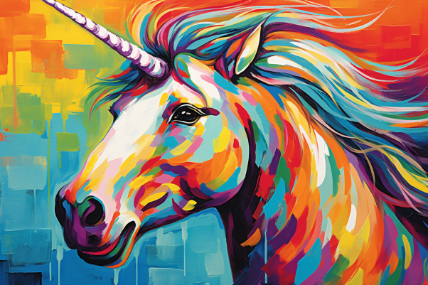 Unicorn Of Many Colors