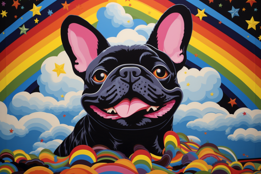 Bold Bright French Bulldog  Diamond Painting Kits