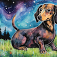 Starry Night Dachshund