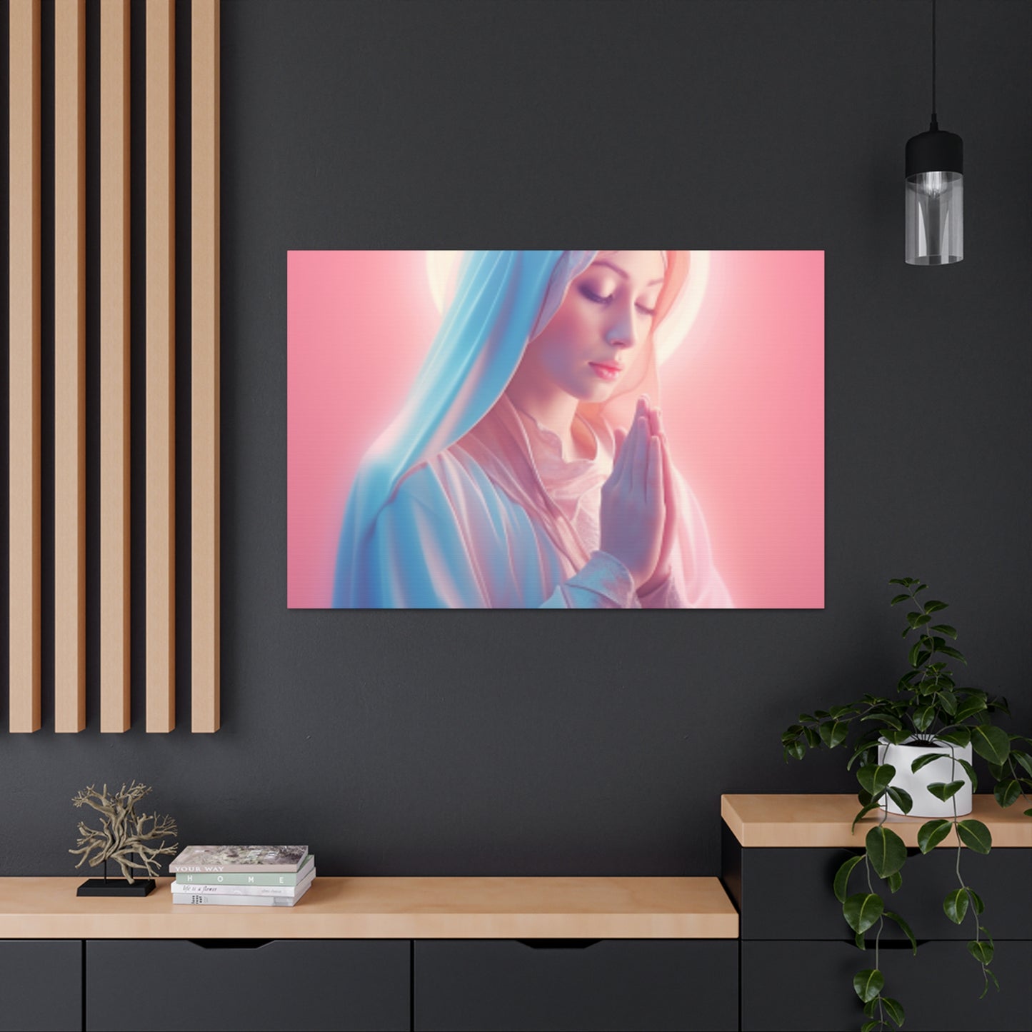 Precious Mother Mary In Prayer- Large Wall Art