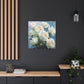 Pure White Roses In Bloom- Large Wall Art