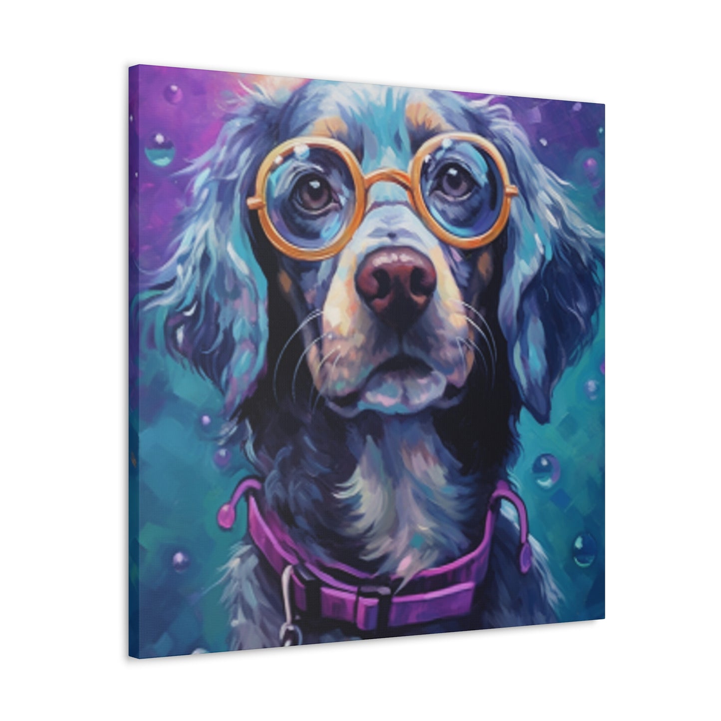 Space Dog Daydreaming - Large Wall Art