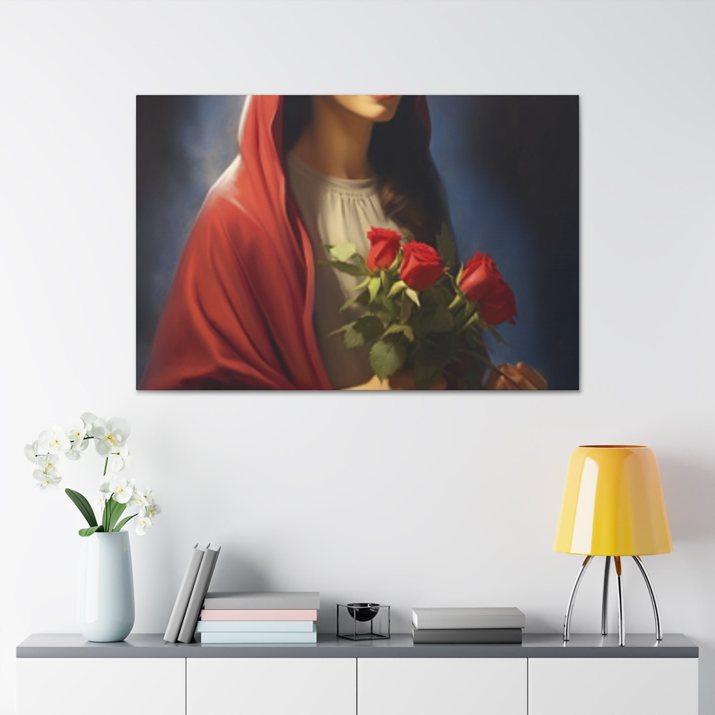 Too Blessed To Stress Mary - Large Wall Art