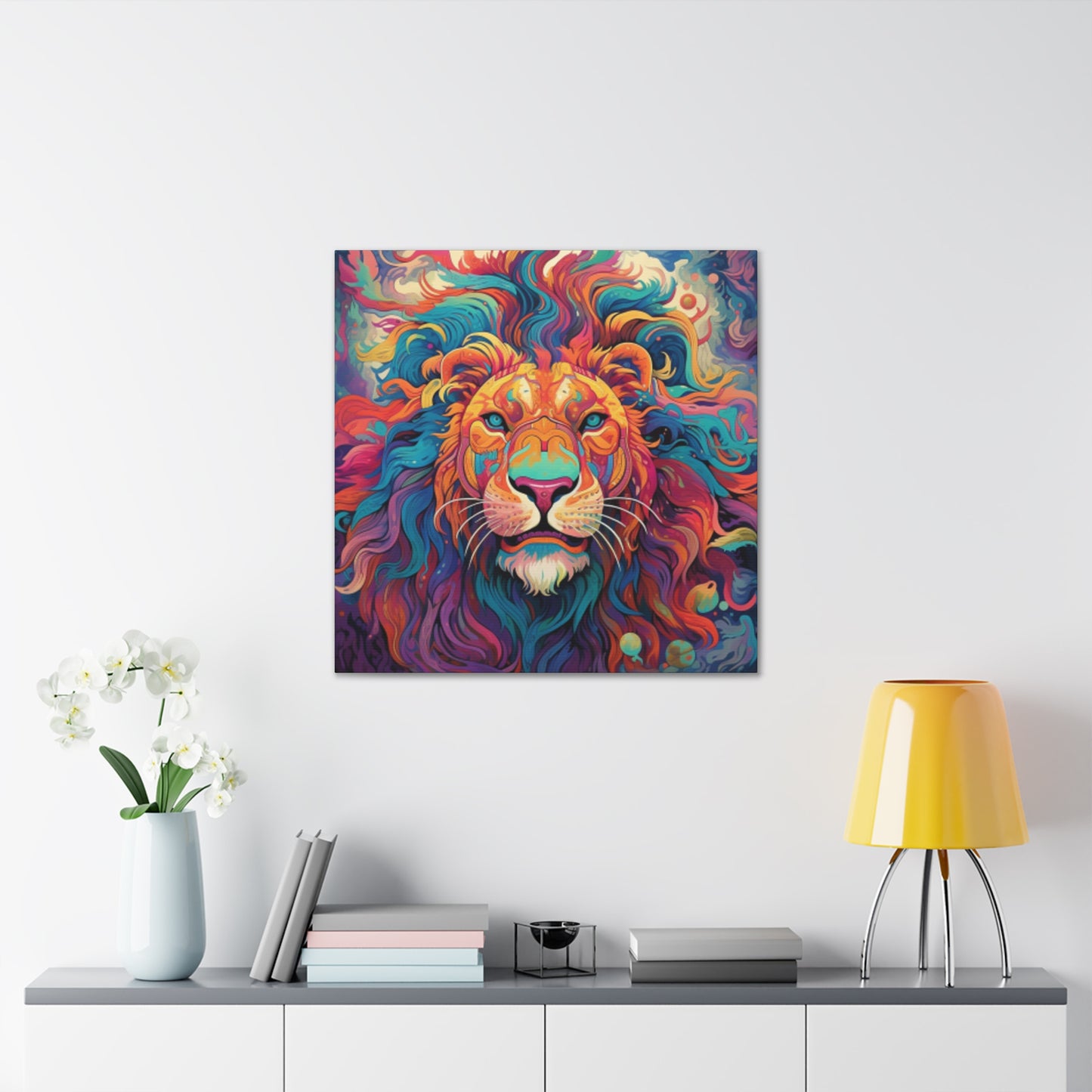 Majestic Dreamland Lion   - Large Wall Art