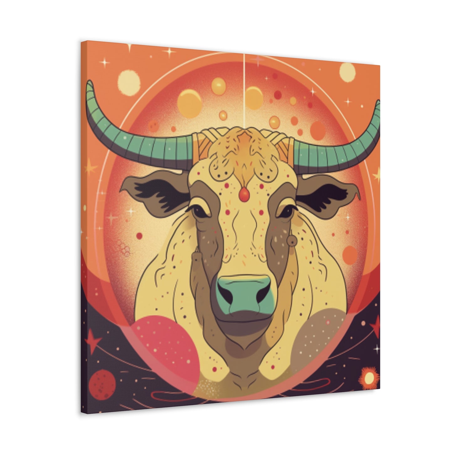 Sweet Taurus Lofi Style- Large Wall Art