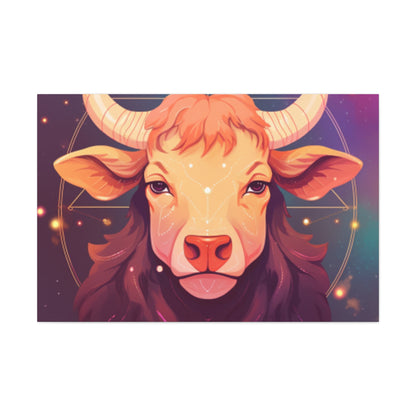 Serious Taurus Lofi Style- Large Wall Art