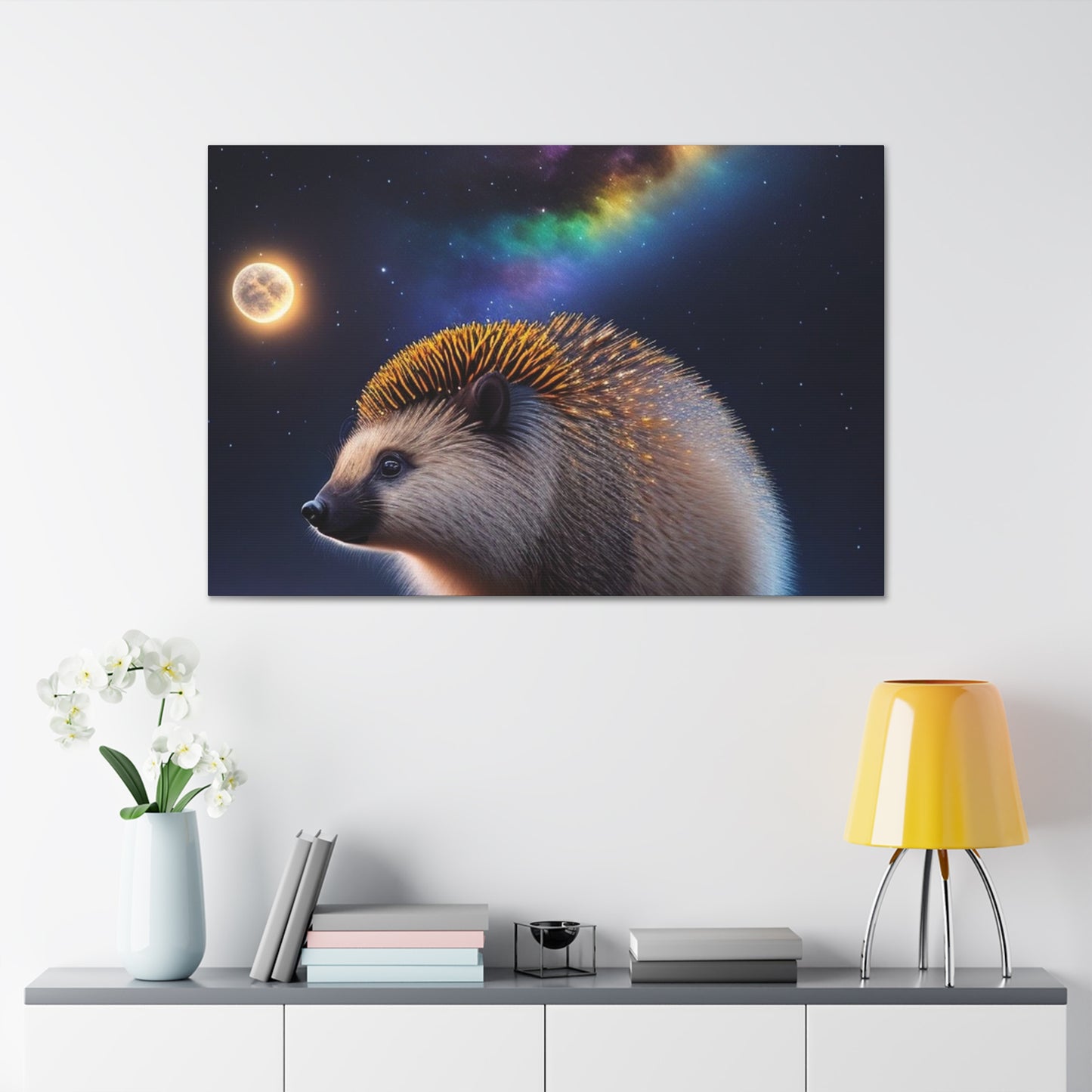 Porcupine Enjoying A Beautiful Evening- Large Wall Art