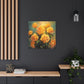 A Bouquet Of Many Blooming Yellow Roses- Large Wall Art