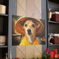 Chihuahua In A Conical Hat - Large Wall Art