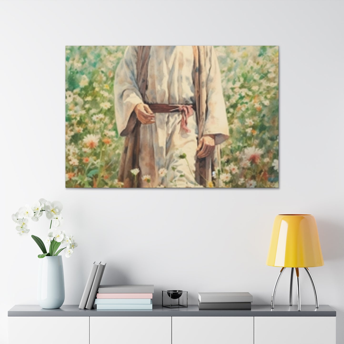 Jesus In The Wilderness - Large Wall Art