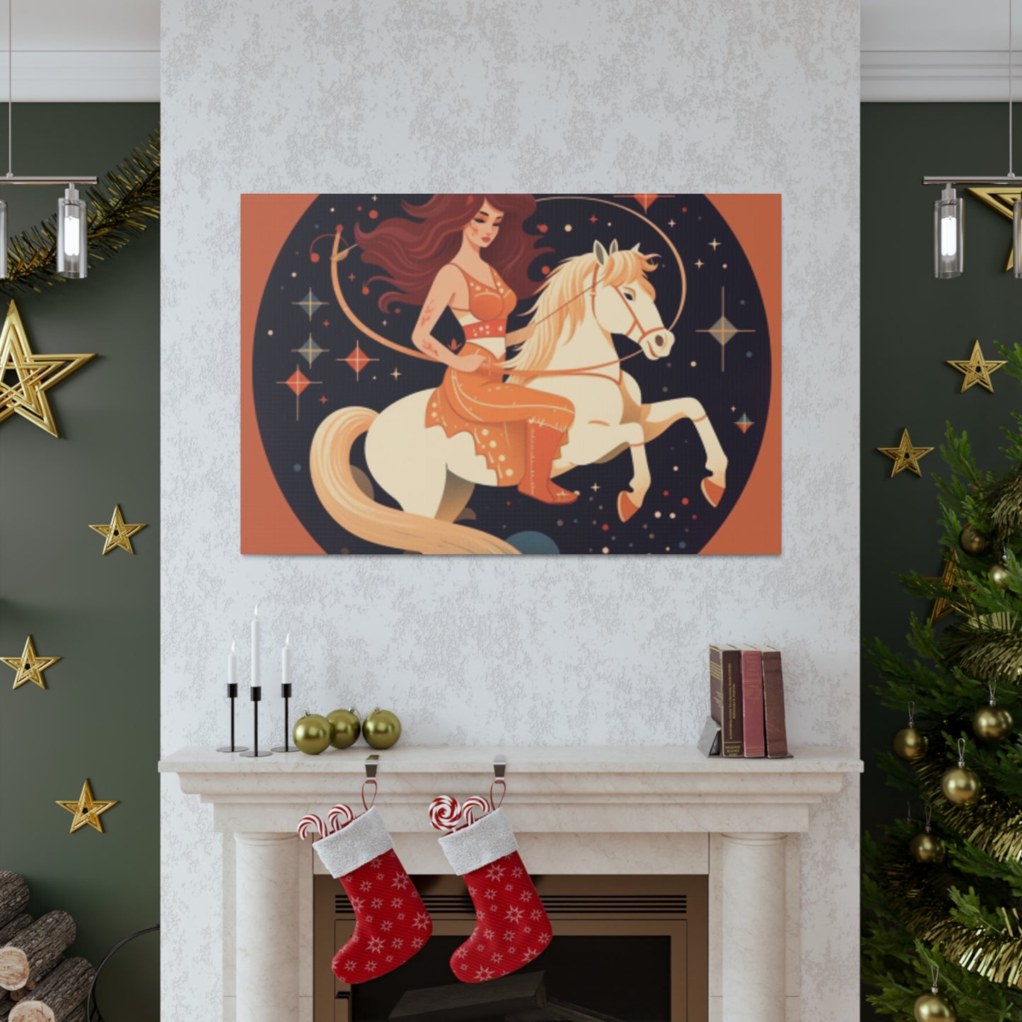 Lofi Girl On A Pony - Large Wall Art