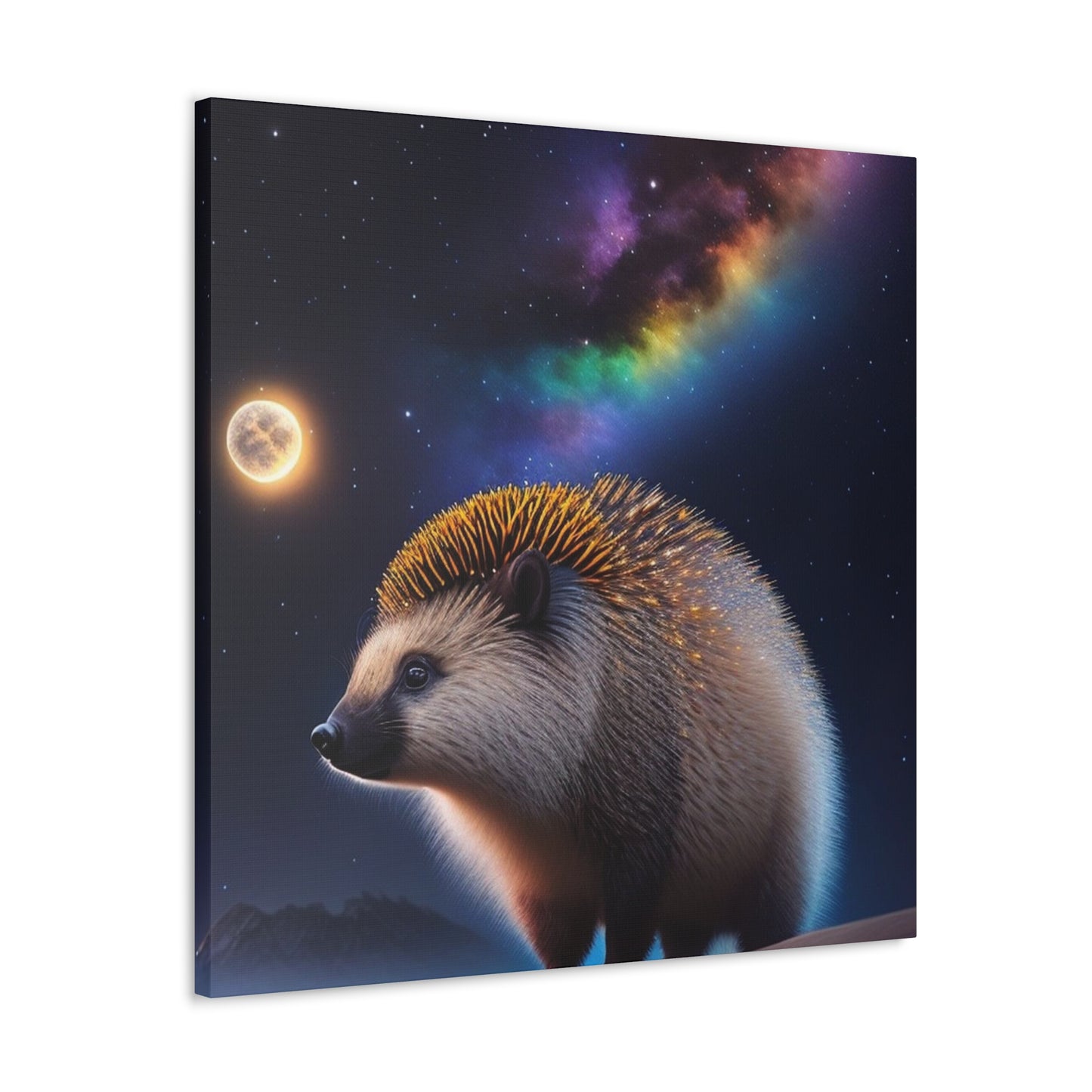 Porcupine Enjoying A Beautiful Evening- Large Wall Art