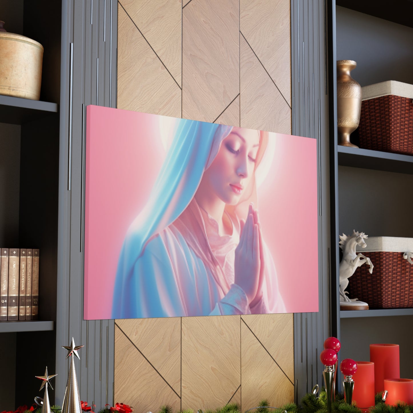 Precious Mother Mary In Prayer- Large Wall Art