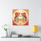 Lofi Astrology Gemini Babes Greek Goddess Style  - Large Wall Art