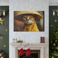 Pretty Kitty In A Conical Hat- Large Wall Art