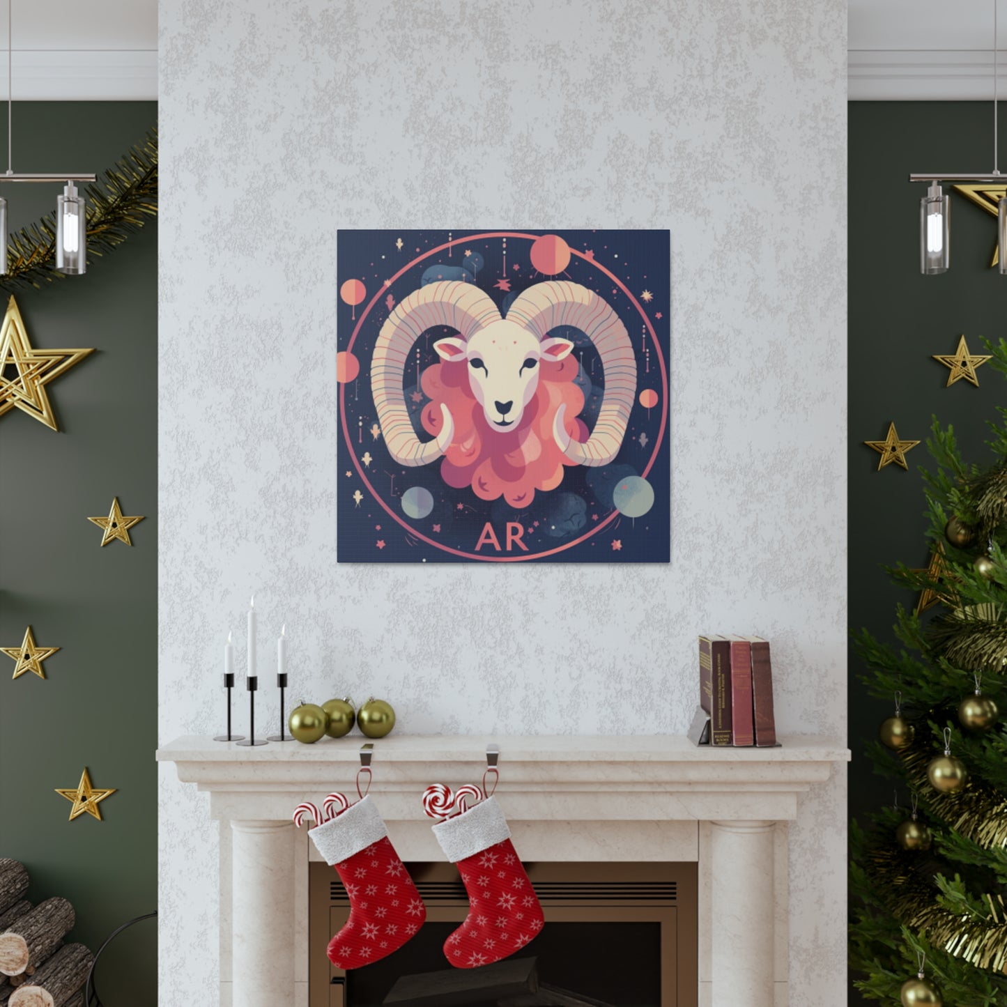 Aries, Lofi Style- Large Wall Art