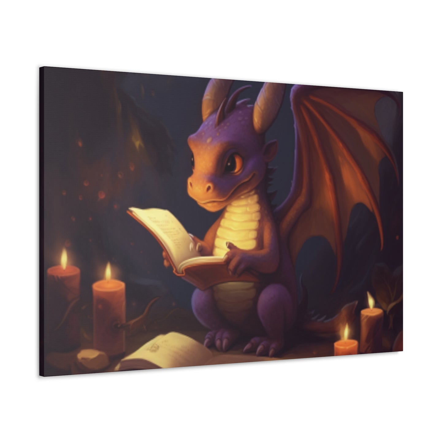 Story Time For Dragon- Large Wall Art