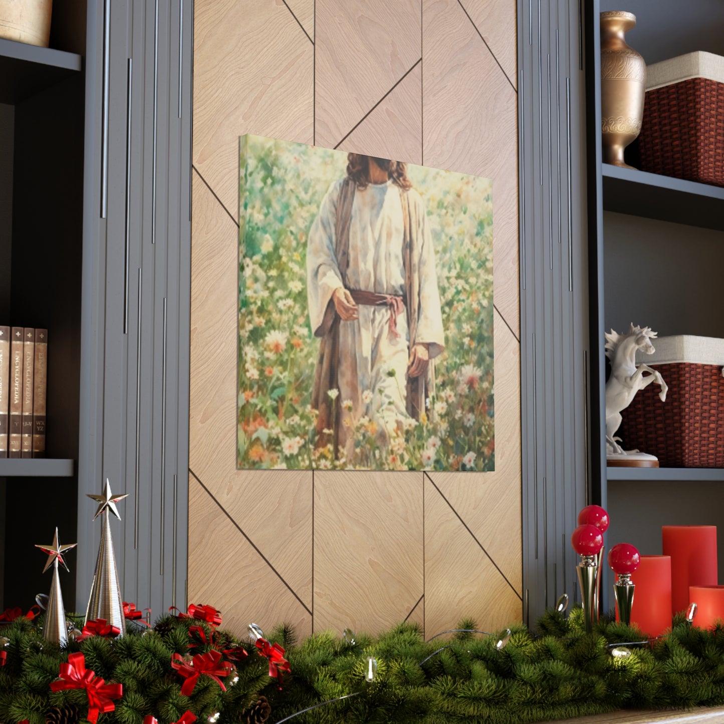 Jesus In The Wilderness - Large Wall Art