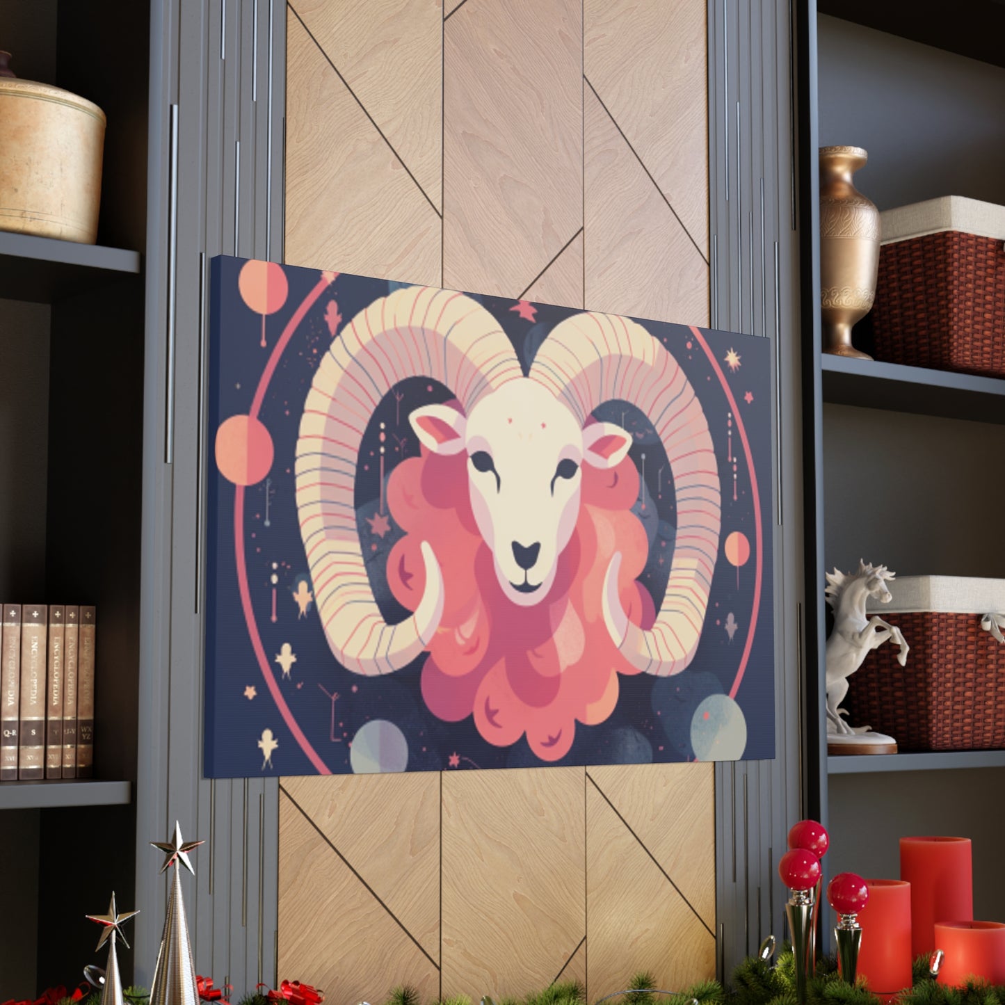 Aries, Lofi Style- Large Wall Art