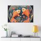 Lofi Astrology Peaceful Pisces Fish - Large Wall Art
