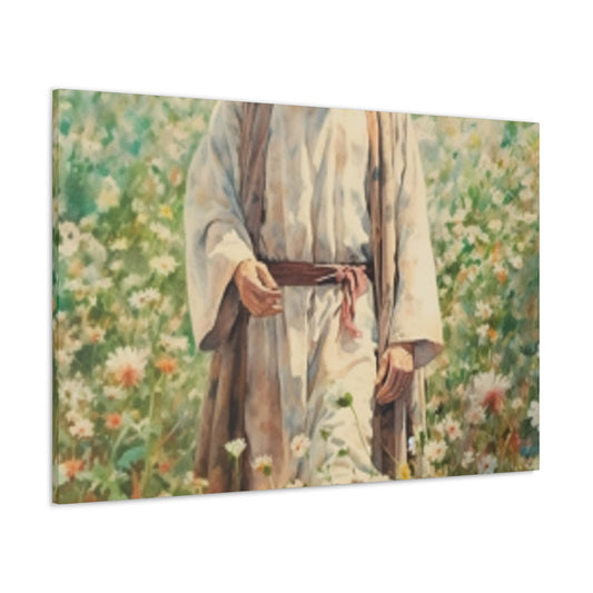 Jesus In The Wilderness - Large Wall Art