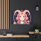 Super Adorbs, Lofi Capricorn Chick- Large Wall Art