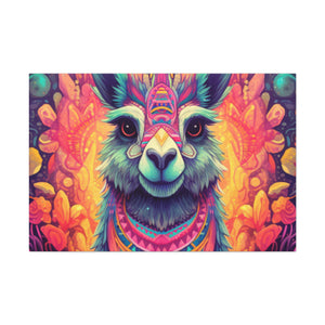 Sweet, Psychedelic, Llama - Large Wall Art