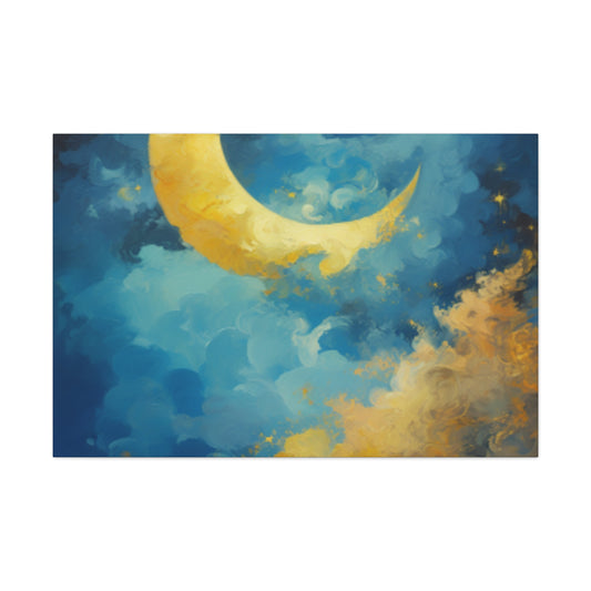 Crescent Moon- Large Wall Art