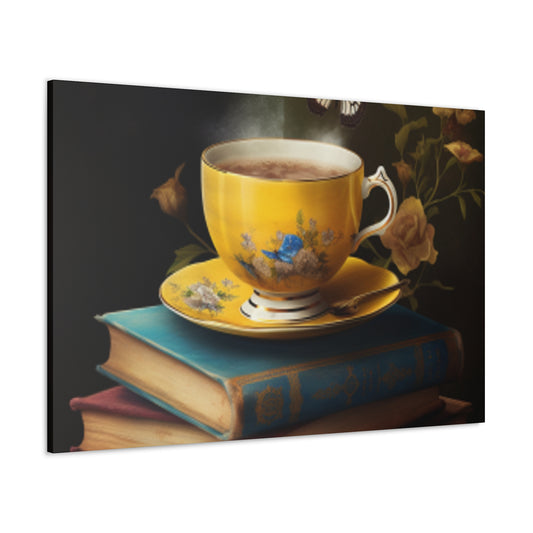 Butterfly Tea Time- Large Wall Art