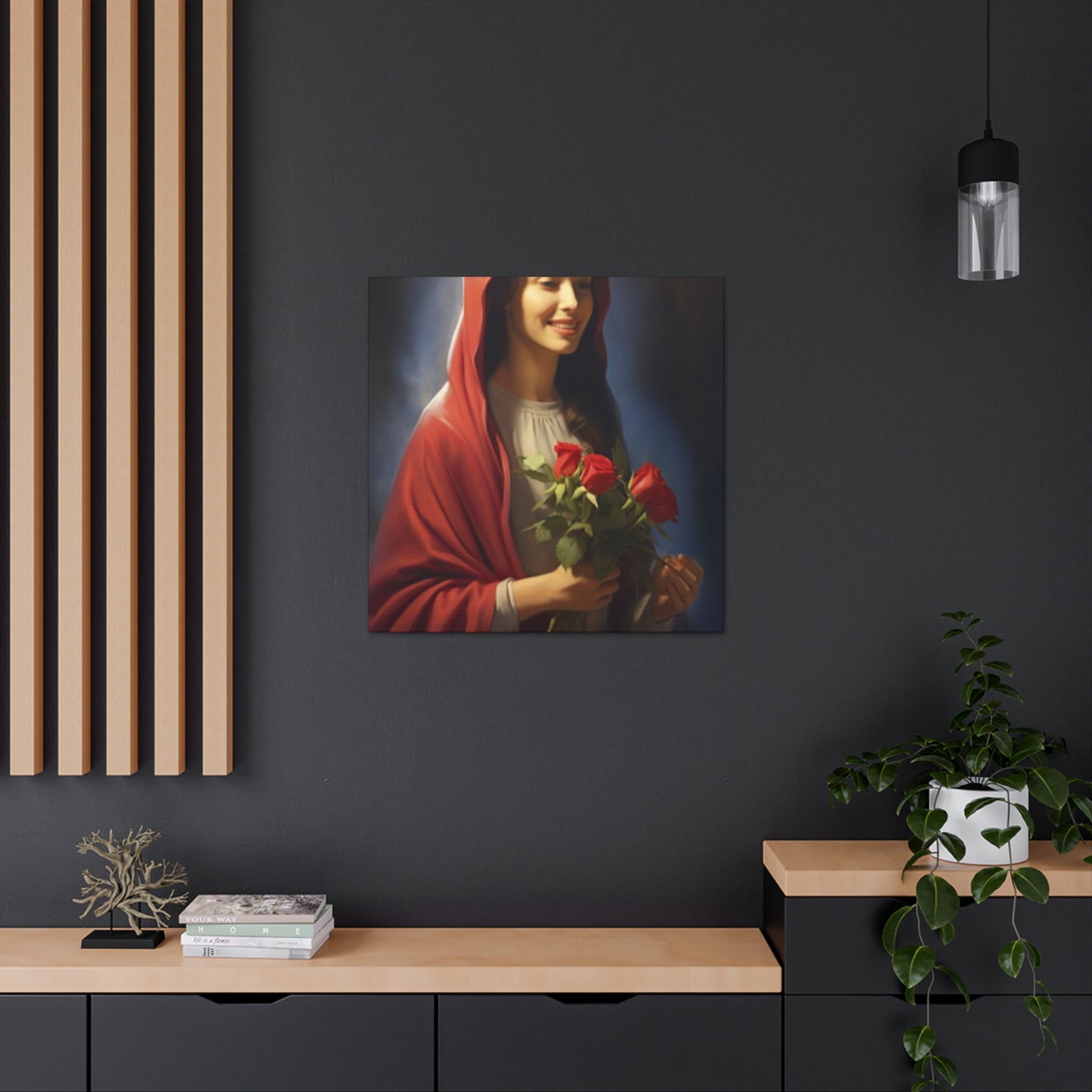 Too Blessed To Stress Mary - Large Wall Art