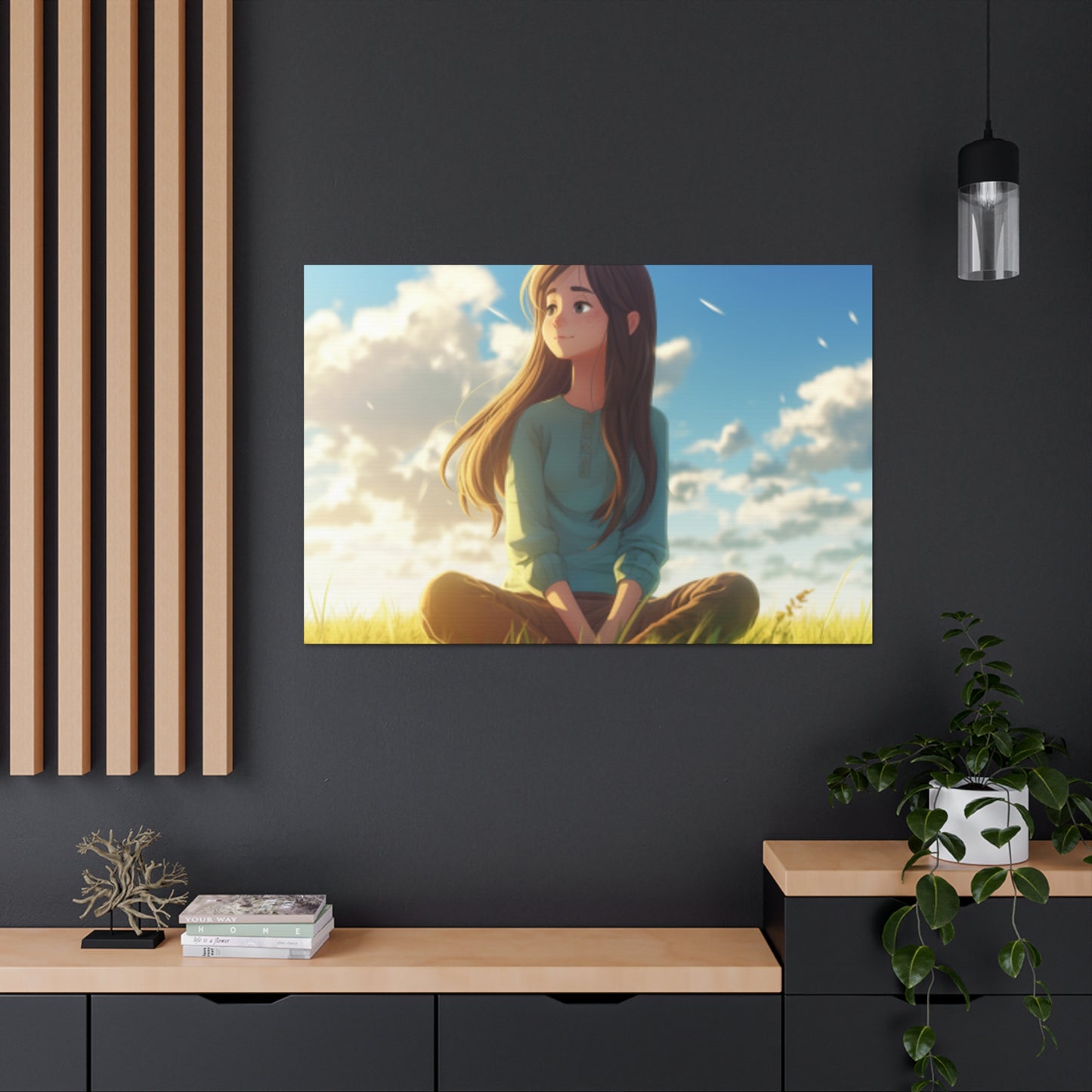 Sunshine And Grass- Large Wall Art