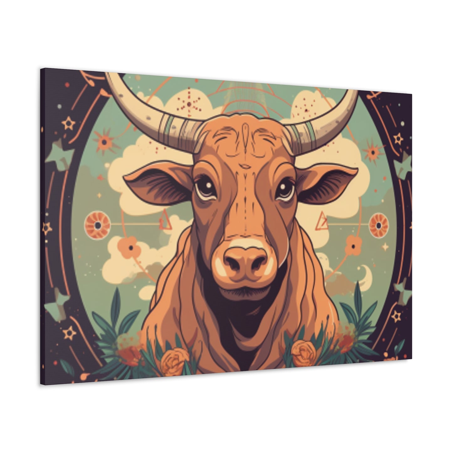 Proud Taurus Lofi Style - Large Wall Art