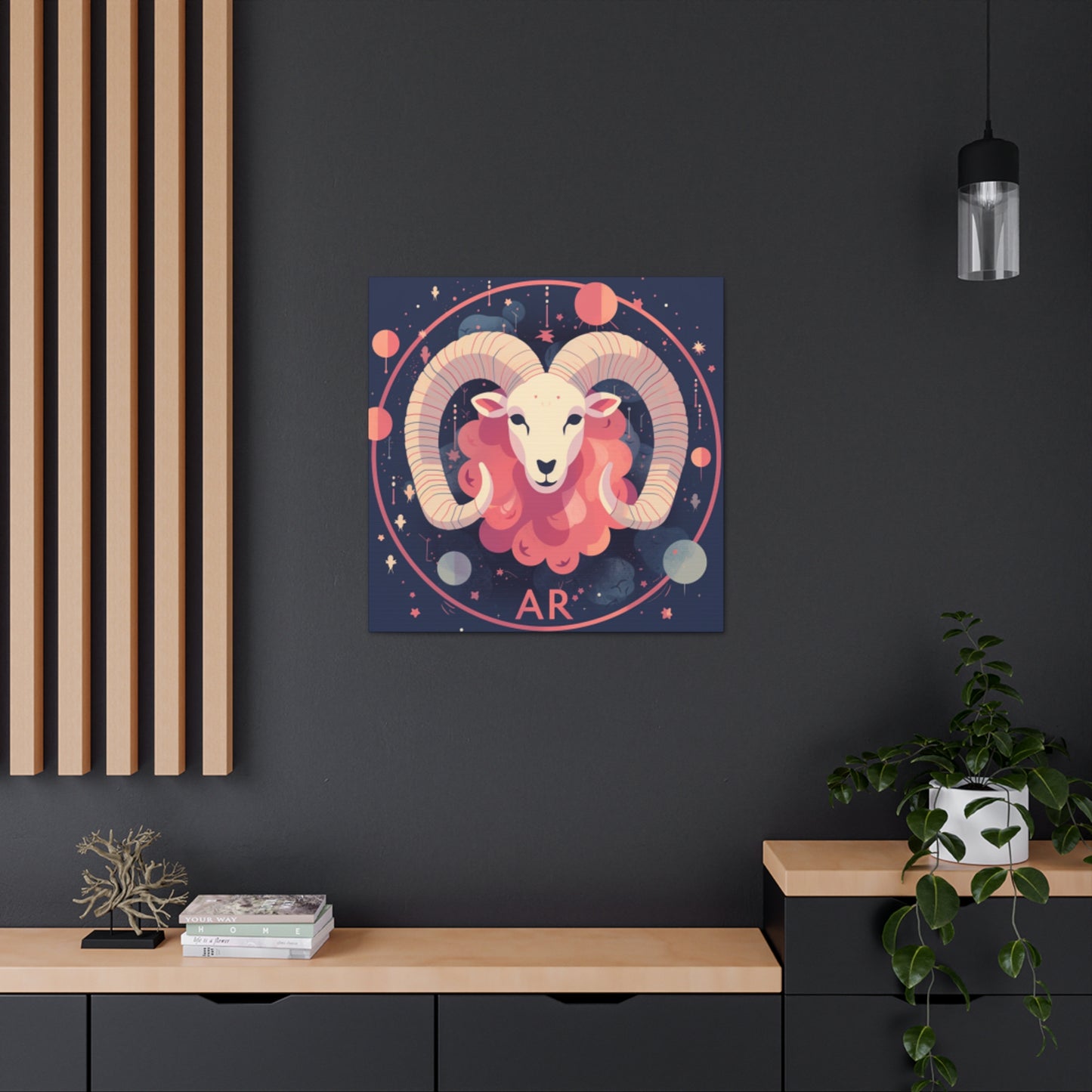 Aries, Lofi Style- Large Wall Art