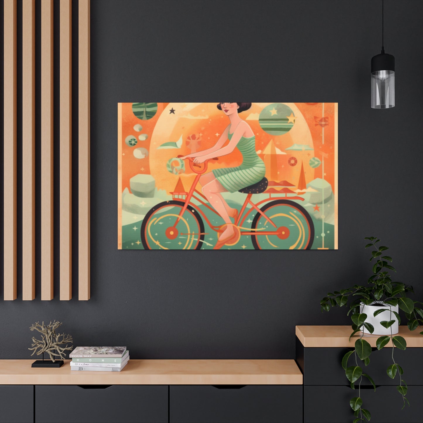 Lofi Style Mercury On The Go- Large Wall Art