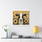 Pretty Cow Blending In With Sunflowers - Large Wall Art