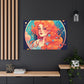 Lofi Aquarius Girl, Stars In Her Hair- Large Wall Art