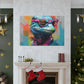 Hey, Hey, Hey, Lizard With Style- Large Wall Art