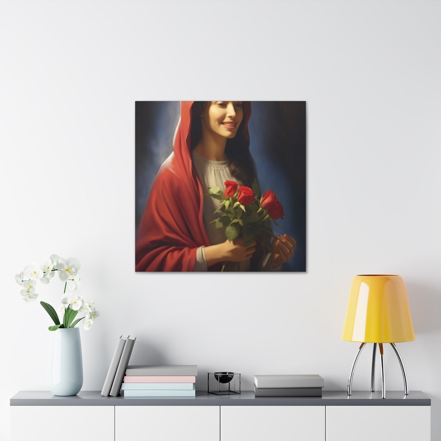 Too Blessed To Stress Mary - Large Wall Art