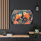 Lofi Astrology Peaceful Pisces Fish - Large Wall Art