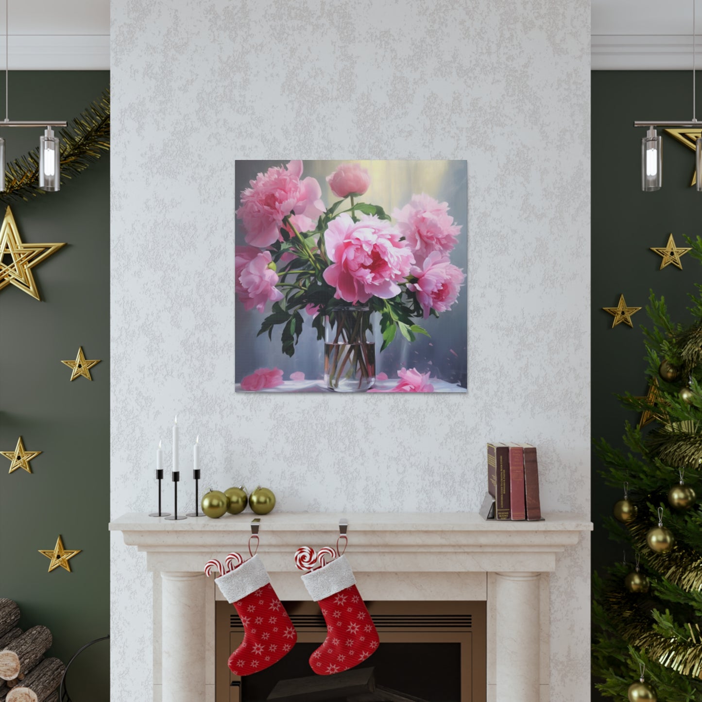 Pretty Perfect Pink Peonies- Large Wall Art