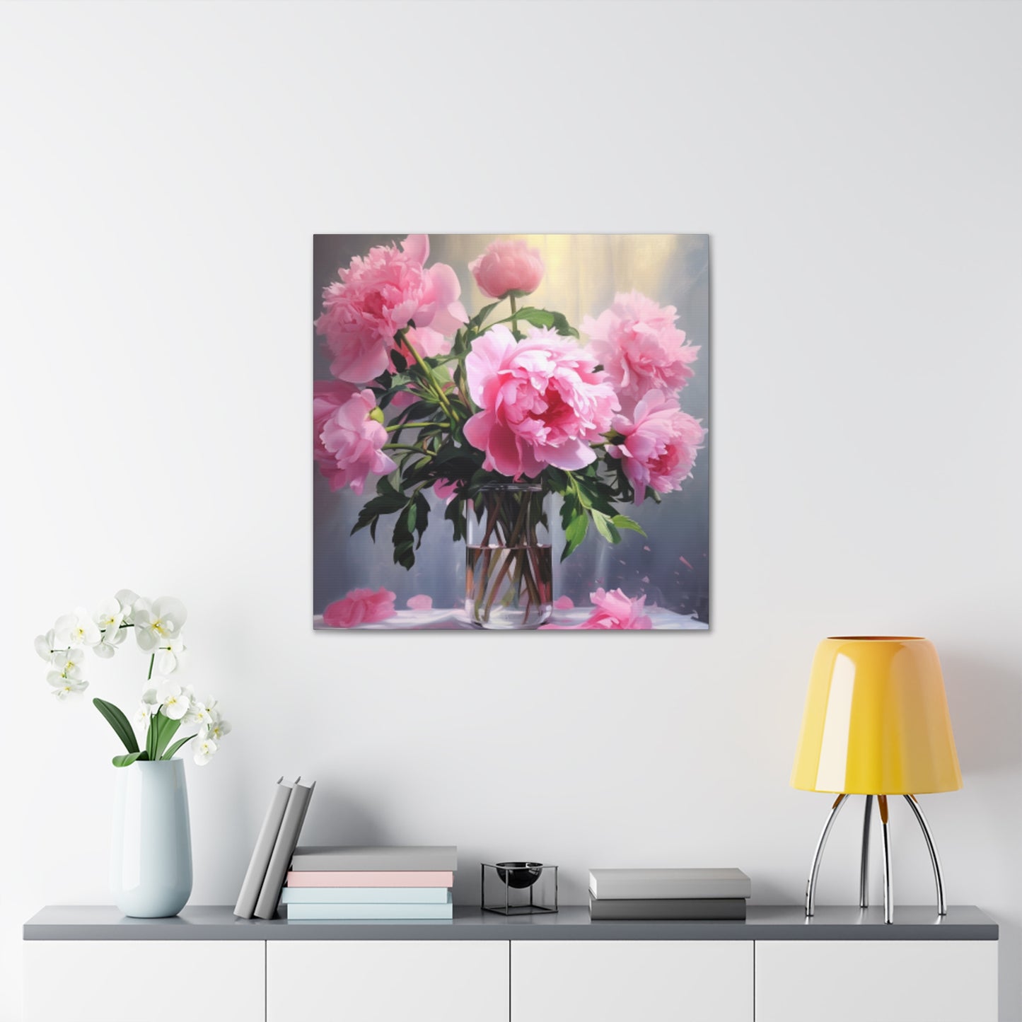 Pretty Perfect Pink Peonies- Large Wall Art