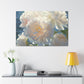 Blooming White Peonies In The Sun- Large Wall Art
