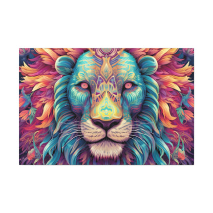 Dreamland Lion With Pink Eyes- Large Wall Art