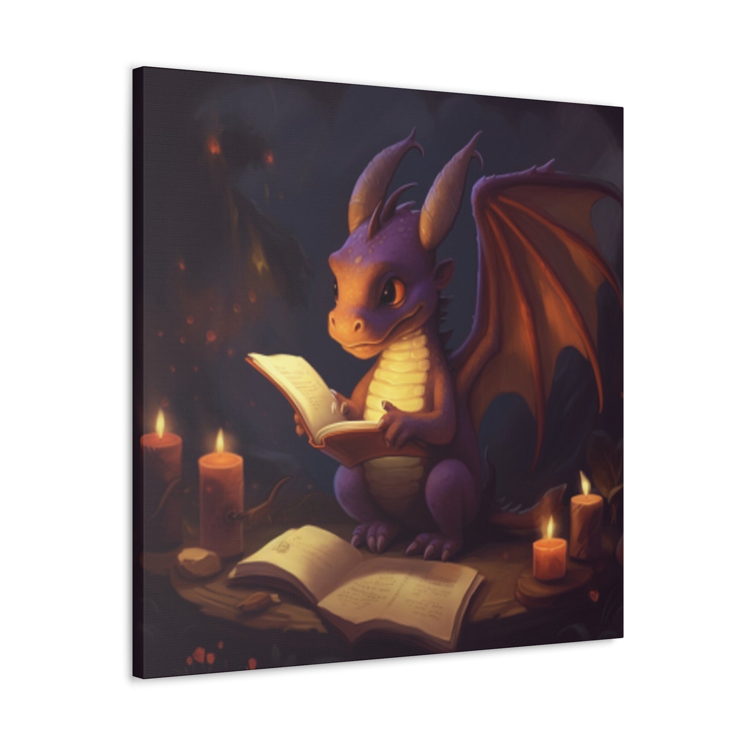 Story Time For Dragon- Large Wall Art