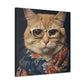 Orange Tabby Looking Fancy- Large Wall Art